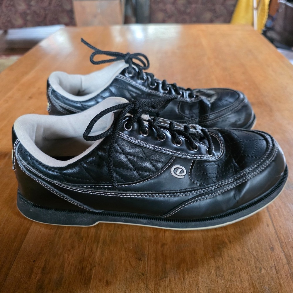 Dexter Men's Turbo 2 Bowling Shoes Slide Rite Black Lace Up B2112-1 Size 9.5 (M)